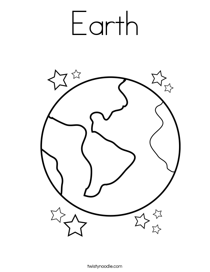 Earth Coloring Pages 10