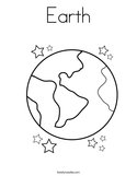 Earth Coloring Page