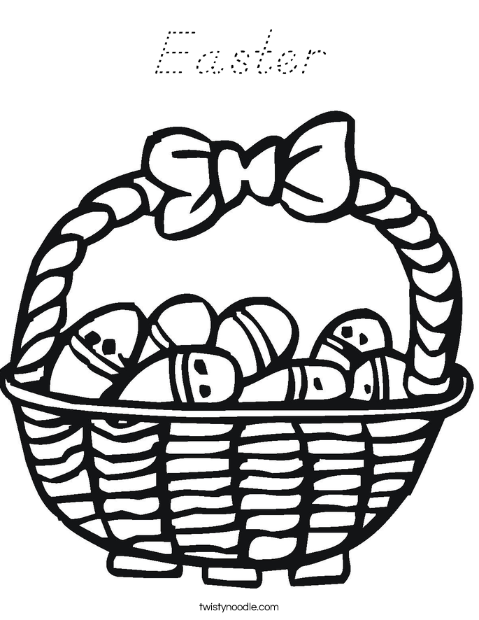 Easter Coloring Page