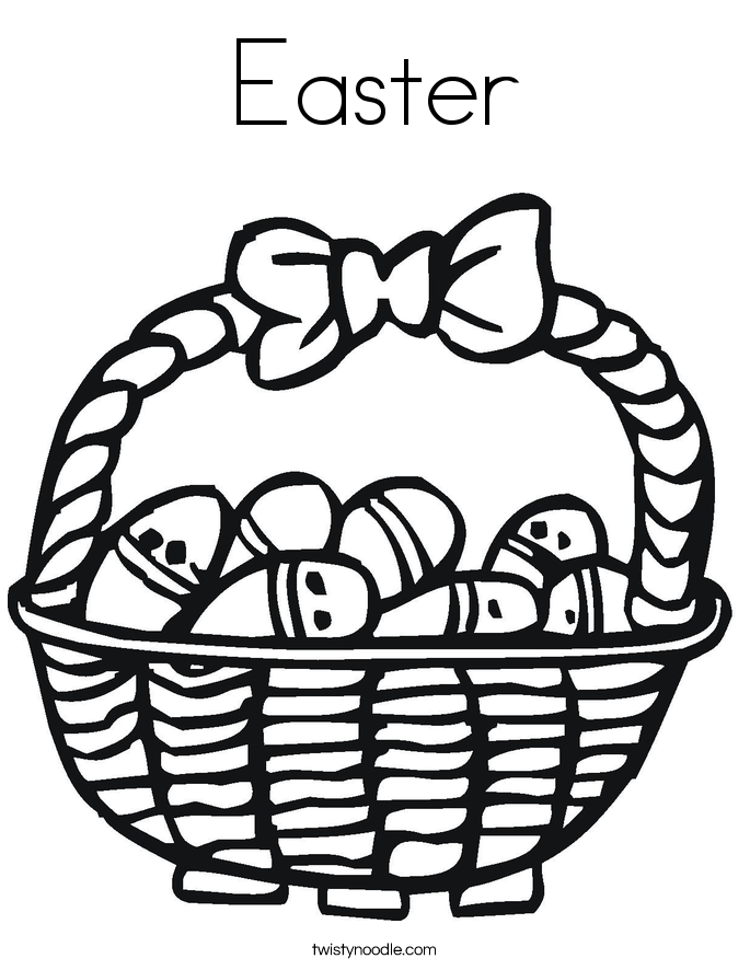 Easter Coloring Page