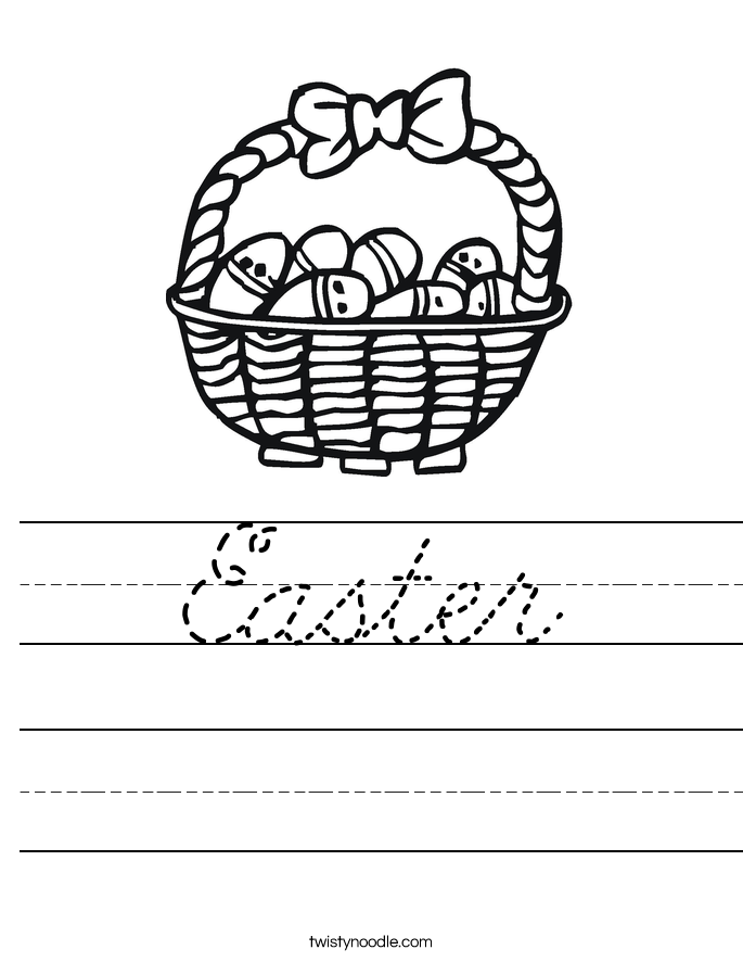 Easter Worksheet