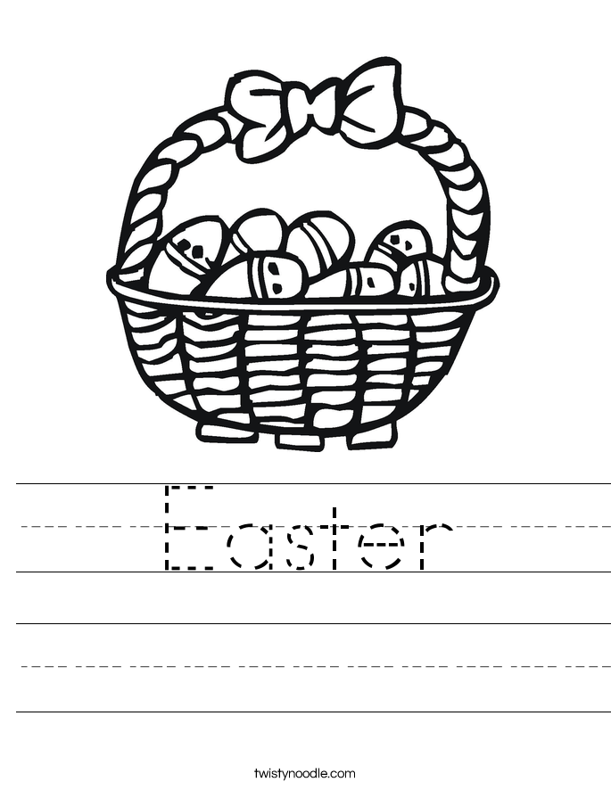 Easter Worksheet