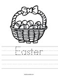 Easter Worksheet