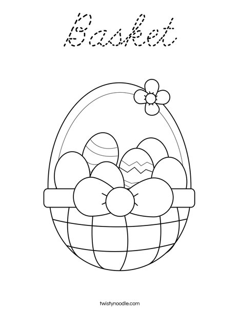 Happy Easter Coloring Page