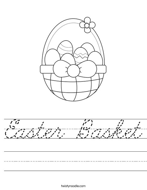 Happy Easter Worksheet