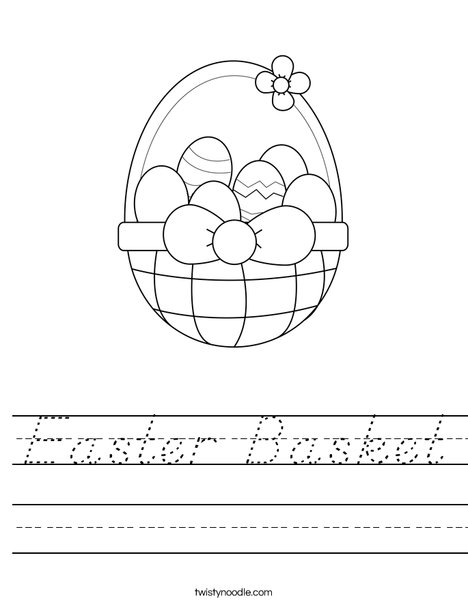 Happy Easter Worksheet