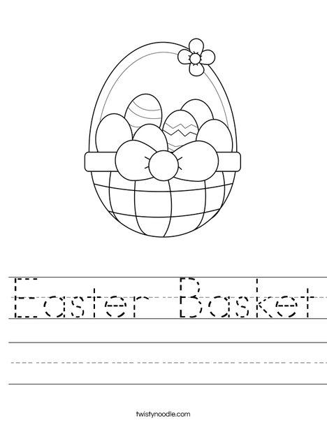 Happy Easter Worksheet