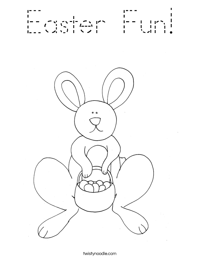 Easter Fun! Coloring Page