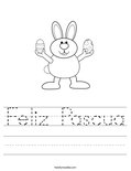 Feliz Pascua Coloring Page Twisty Noodle