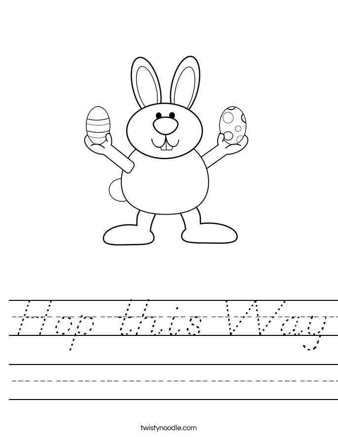 Hop this Way Worksheet