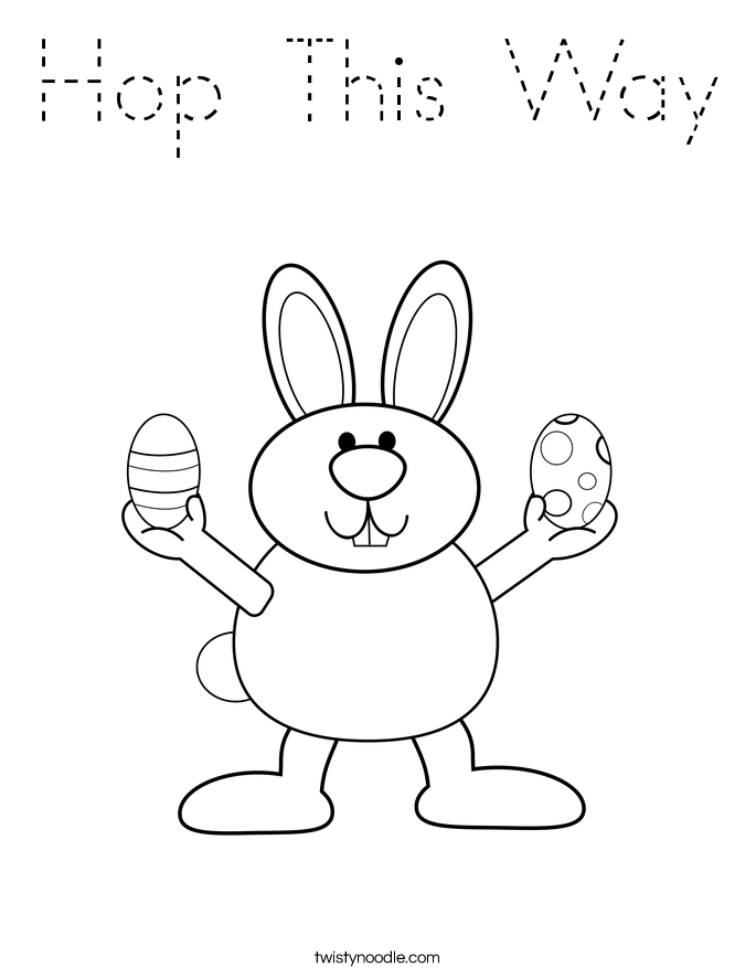 Hop This Way Coloring Page