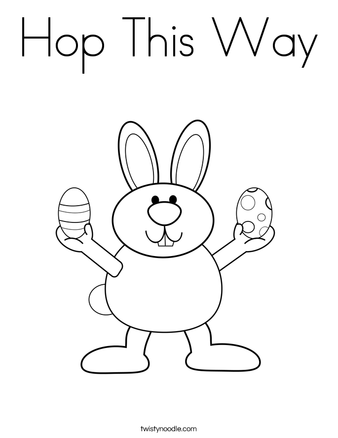 Hop This Way Coloring Page