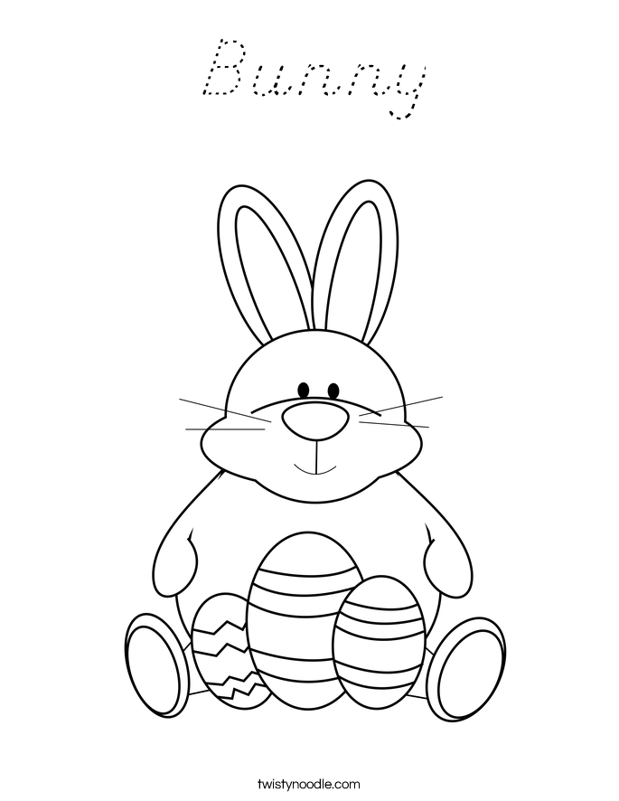 Bunny Coloring Page