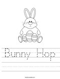 Bunny Hop Worksheet
