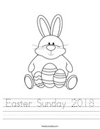 Easter Bunny Worksheet - Twisty Noodle