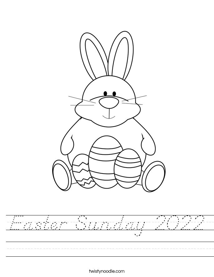 Easter Sunday 2022 Worksheet