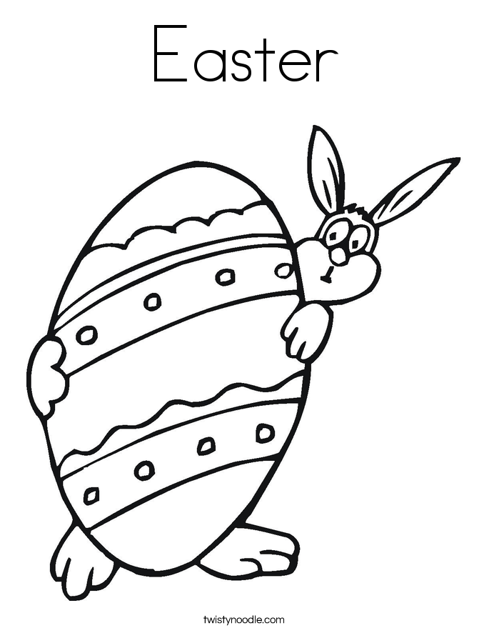 Easter Coloring Page