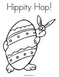 Hippity Hop! Coloring Page
