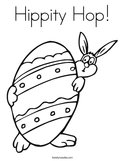 Hippity Hop Coloring Page