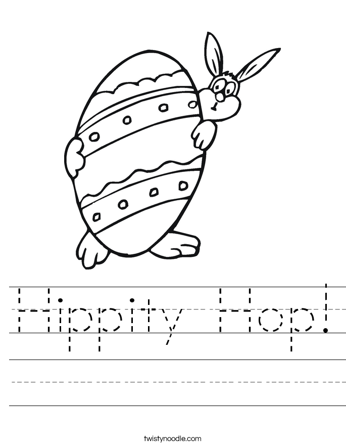 Hippity Hop! Worksheet