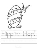 Hippity Hop! Worksheet