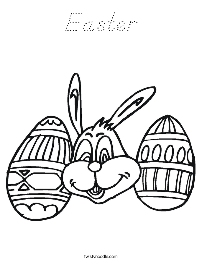 Easter Coloring Page