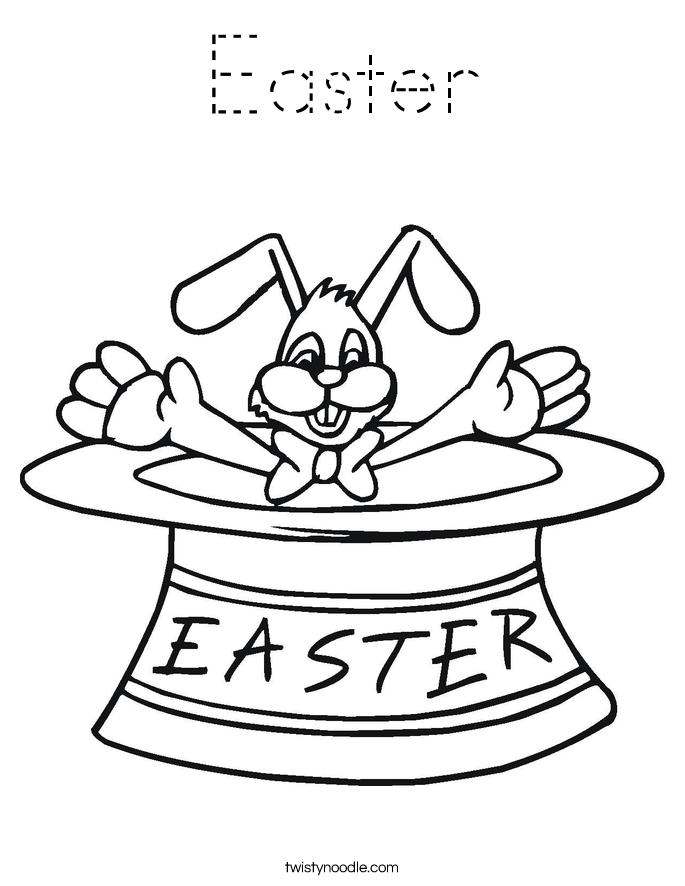 Easter Coloring Page