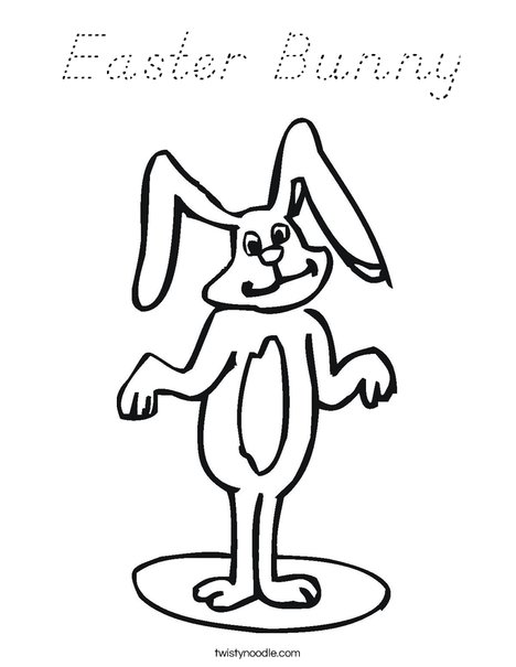 Peter Cottontail Coloring Page
