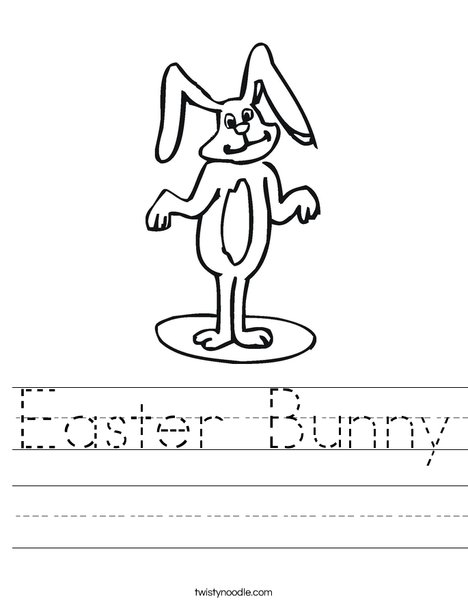 Peter Cottontail Worksheet