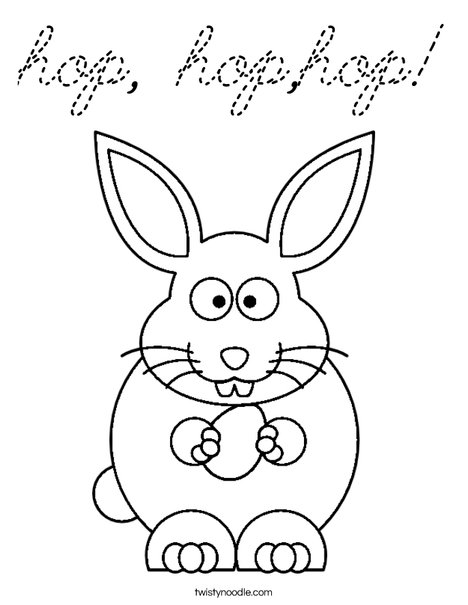 Hop this way Coloring Page