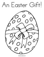 An Easter Gift Coloring Page