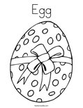 Egg Coloring Page