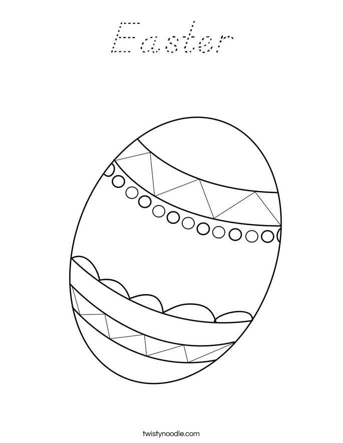 Easter Coloring Page