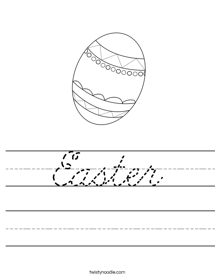 Easter Worksheet