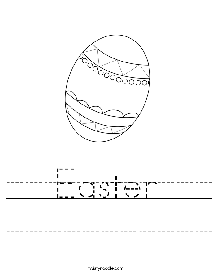 Easter Worksheet