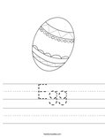 Egg Worksheet