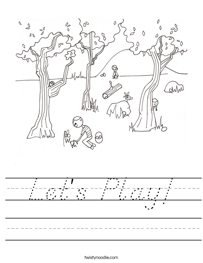 Let's Play! Worksheet