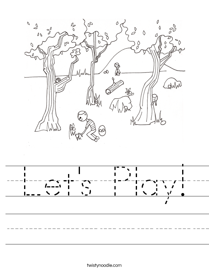 Let's Play! Worksheet