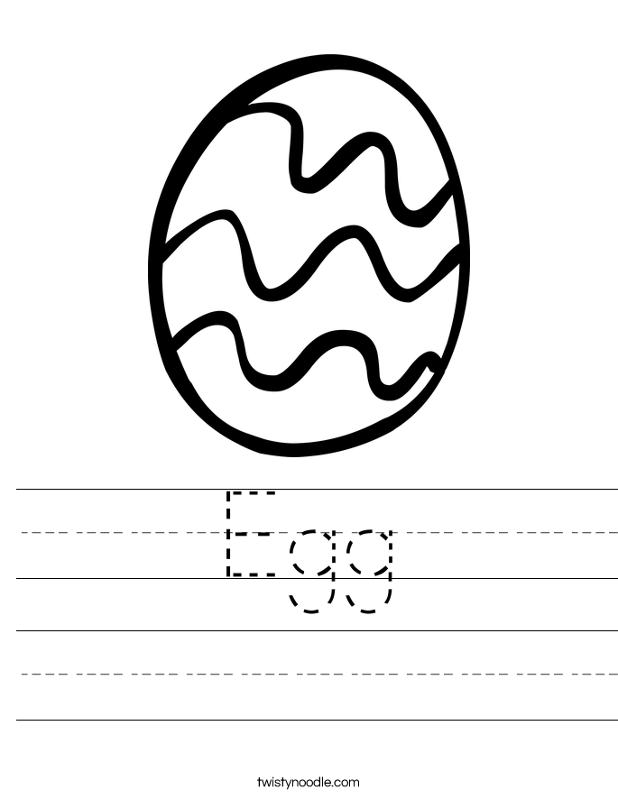 Egg Worksheet