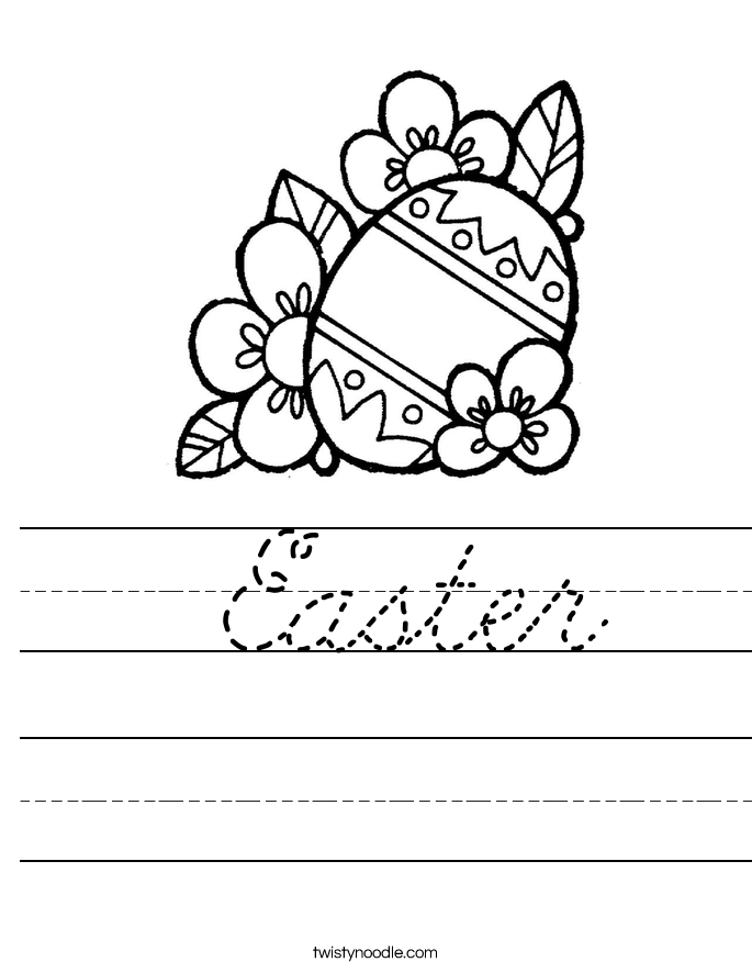  Easter Worksheet