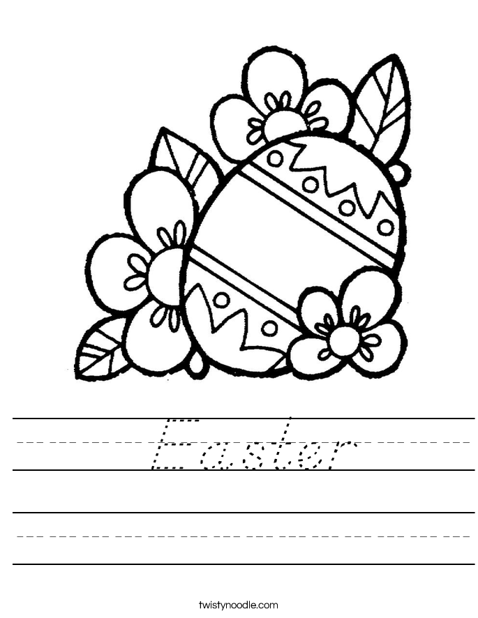  Easter Worksheet