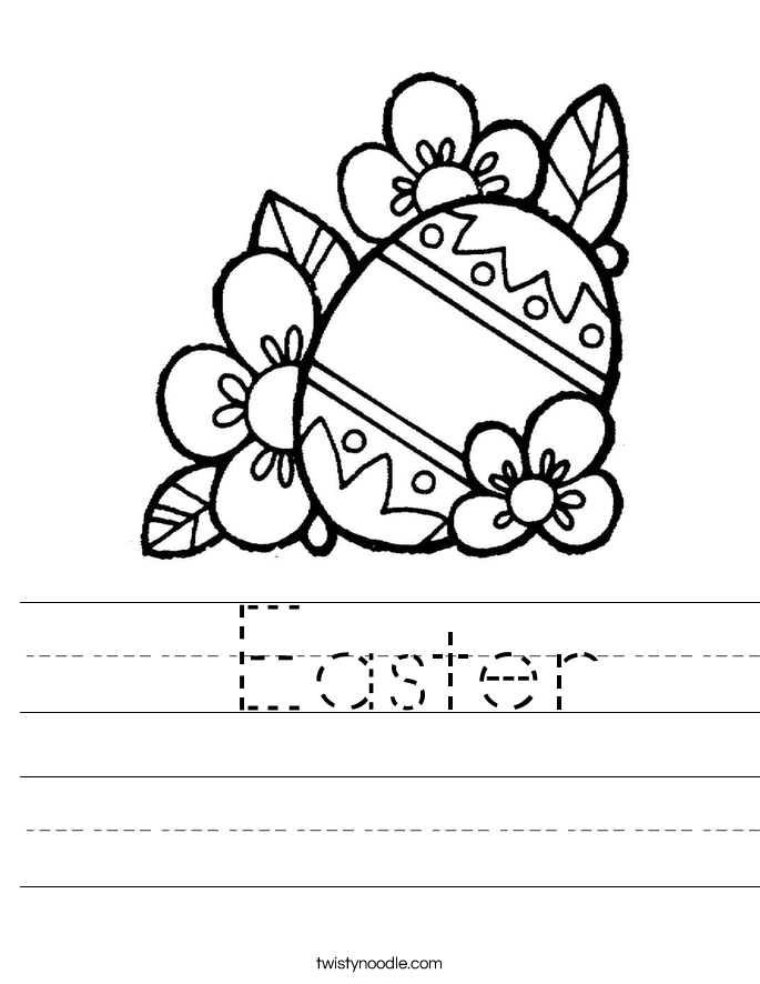  Easter Worksheet