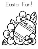Easter Fun Coloring Page