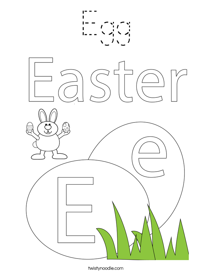 Egg Coloring Page