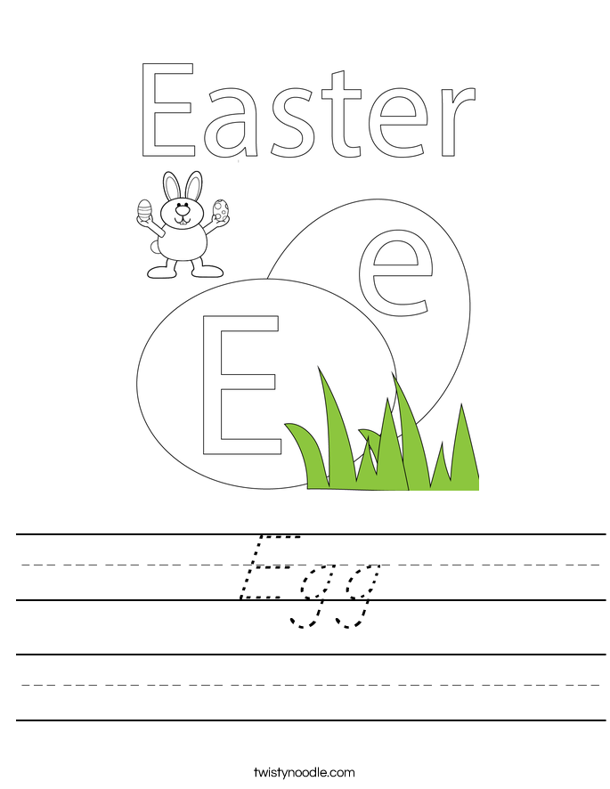 Egg Worksheet