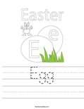 Egg Worksheet