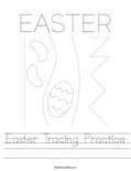 Easter Tracing Practice Worksheet