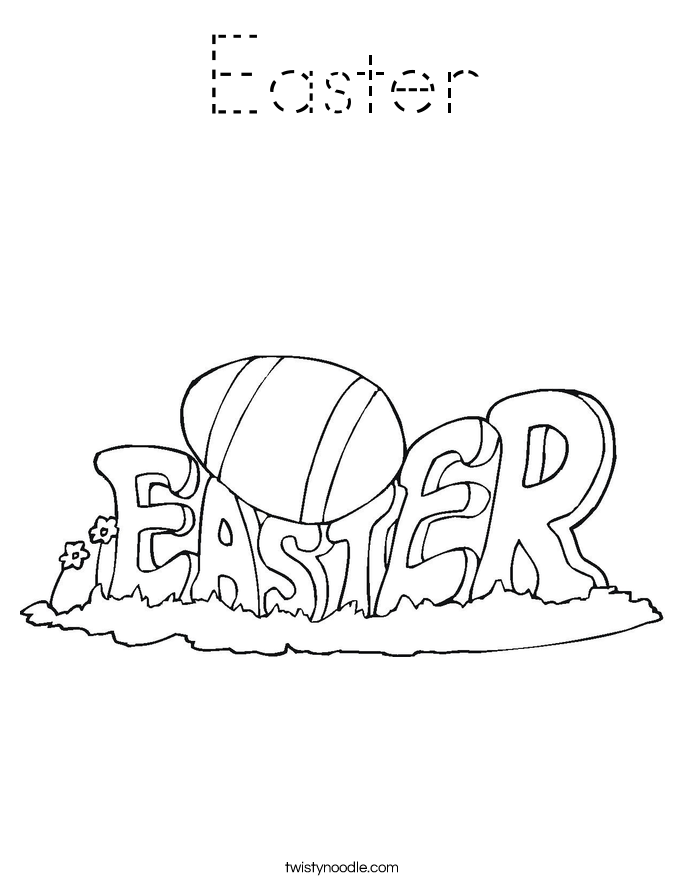 Easter Coloring Page