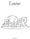 Easter Coloring Page