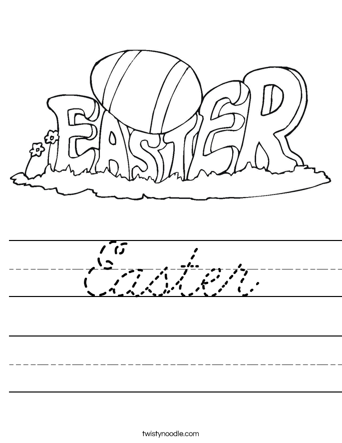 Easter Worksheet